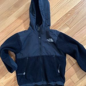 Kids North Face Denali Jacket with hood